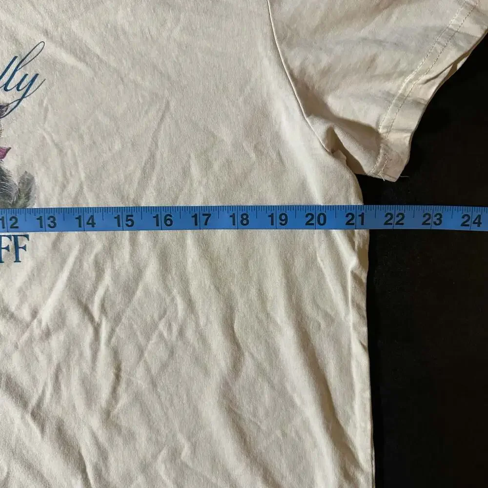Could've Been Kindly Back Off Kitten with Rose Graphic T-Shirt